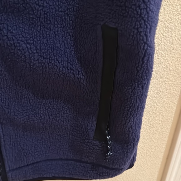 Vintage Patagonia Green And Purple Deep Pile PEF Vest Large 1992 Made In USA - Picture 2 of 5